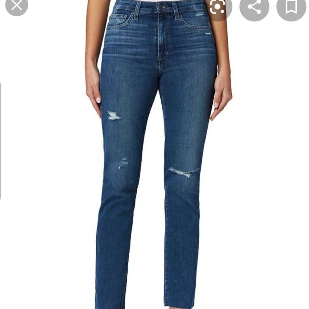 Joe's straight leg distressed jeans sz25
